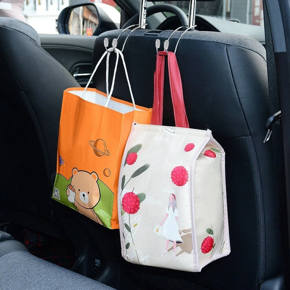 2pcs Car Back Seat Hook Bling Rhinestones Crystal Handbag Hanger Holder Accessories Auto SUV Coat Hanger Car Styling Universal - Image 5