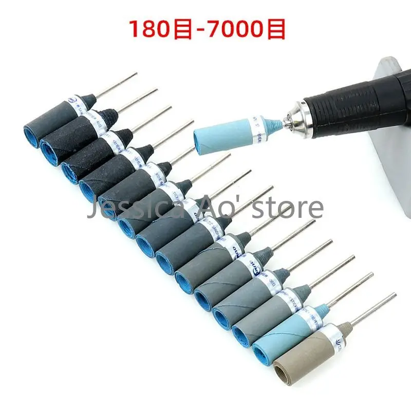 14pcs 180-7000 Electric Grinder Abrasive Tools Sand Paper Stick Polishing Rod Sandpaper Woodworking Polishing Finish Grinding