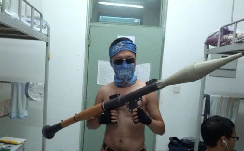  DIY 1:1 Life Size RPG-7 Launcher Paper Model Assemble Hand Work 3D Puzzle Game Kids Toy Hand-made Toy 