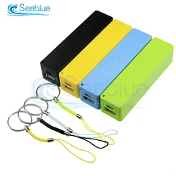 USB Mobile Power Charger Packing Box Battery Box 1 X 18650 DIY Portable Black White Pink Blue Yellow Green