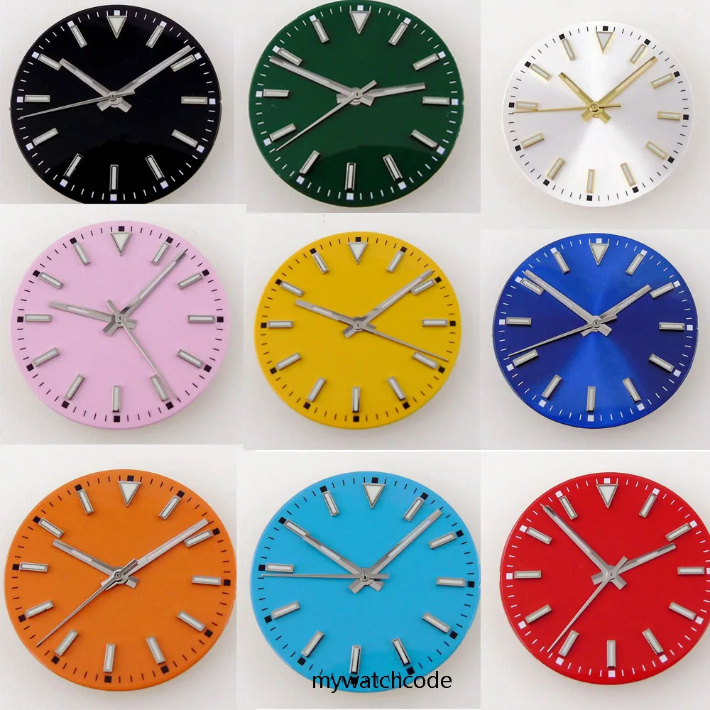29,2 мм черный синий циферблат Datejust Hand Fit NH35 NH36 MIYOTA 8215 Mingzhu 2813 ETA 2824 2836 механизм