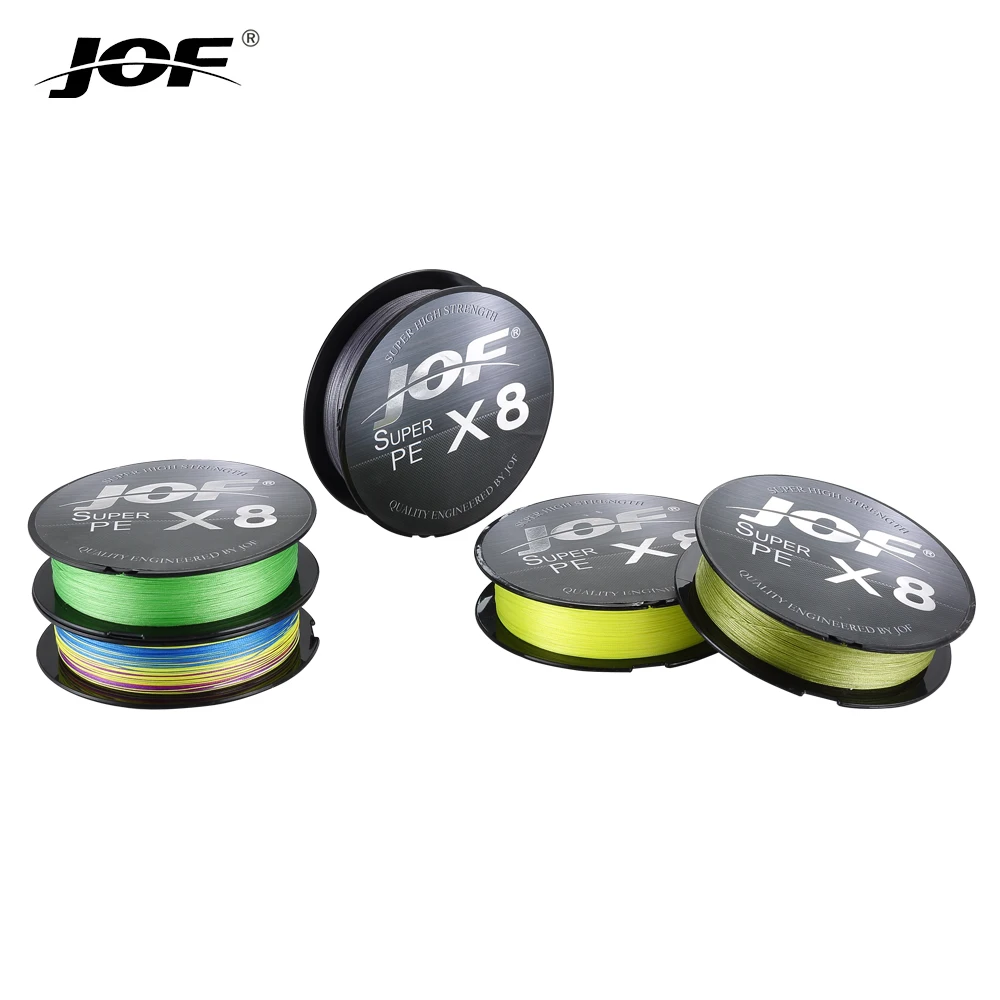 

JOF Fishing Line 150M 8 Strands Braided Fishing Line Multifilament PE Line Carp Fishing Wire Abrasion Resistance Strong