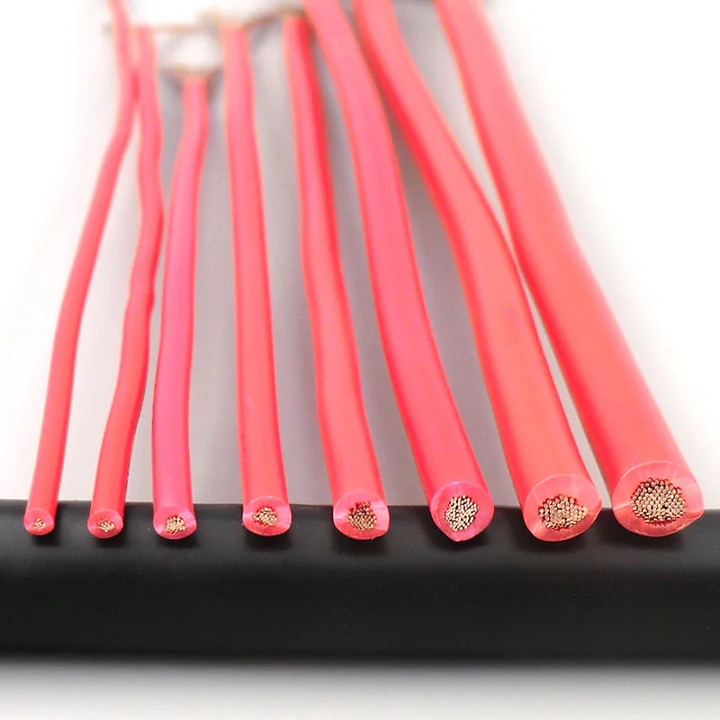 Soft Electronic line 1.5mm² 16AWG 1 core Multi-strand Oxygen-free Copper Signal Connecting Wire 100m RV Cable