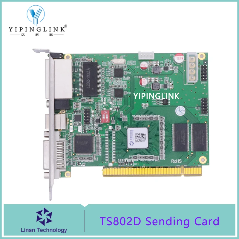 Linsn Verzenden Kaart TS802D Controller Voor Indoor En Outdoor Led Video Wall Controller P2.5 P3 P4 P5 P6 P8 P10 led Display Driver