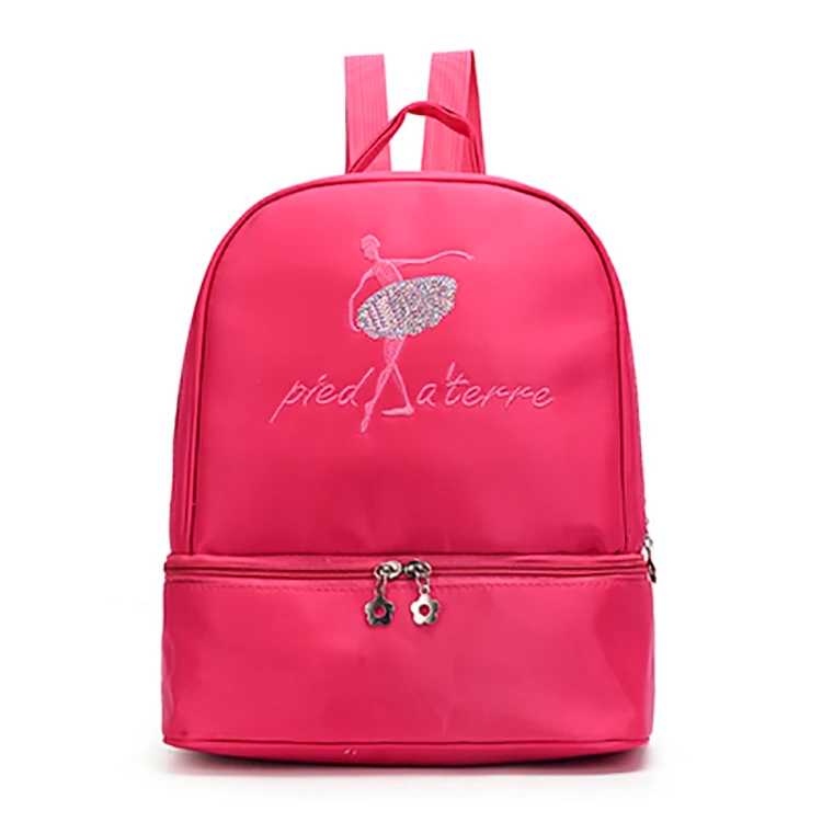 Sacs de danse de Ballet de ballerine pour filles, sac à dos de sport de princesse pour enfants, sac de rangement brodé pour chaussures de danse de Ballet