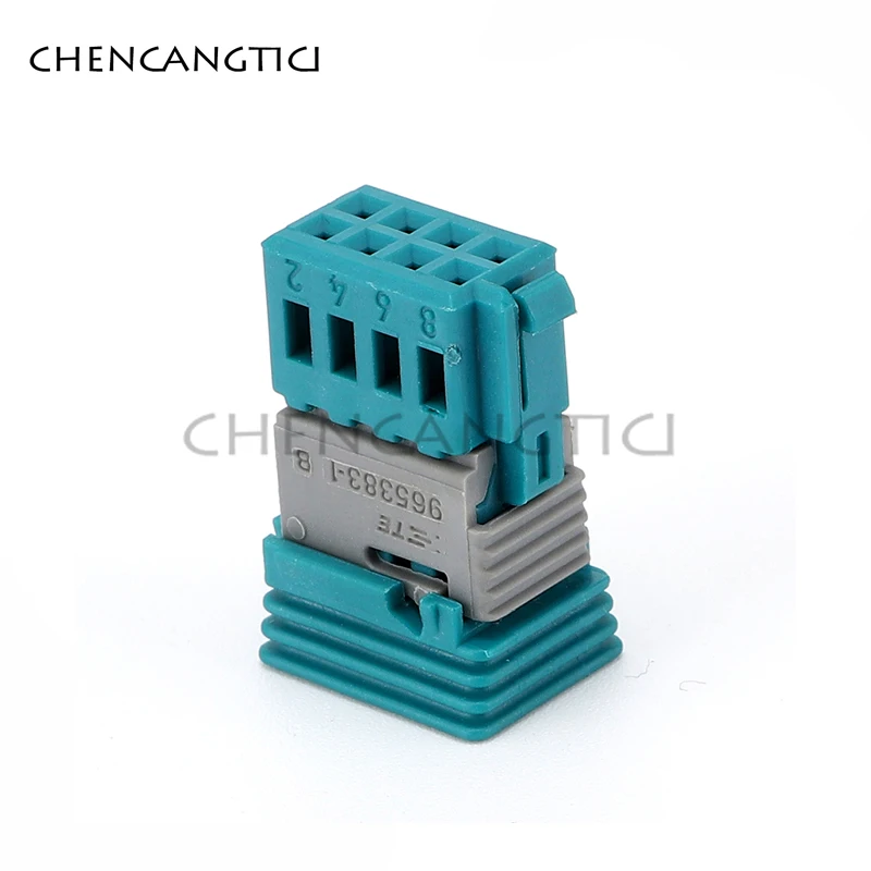 1-50 Sets 8 Pin 0.6MM Automobile Reverse Motor Wire Plug Rearview Mirror Motor Cable Socket For VW 9-965382-2