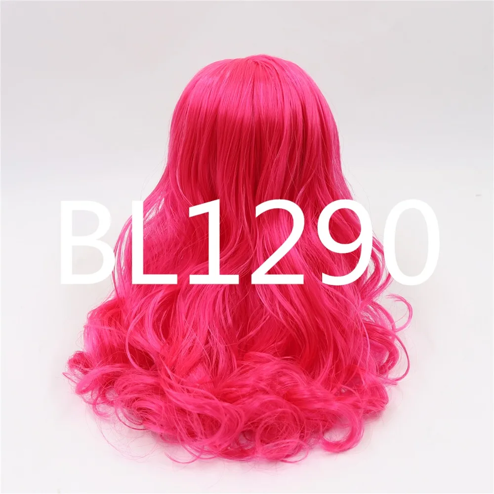 DBS factory blyth doll icy RBL scalp dome wig hair RED HAIR PINK HAIR ORANGE HAIR for DIY toy custom doll