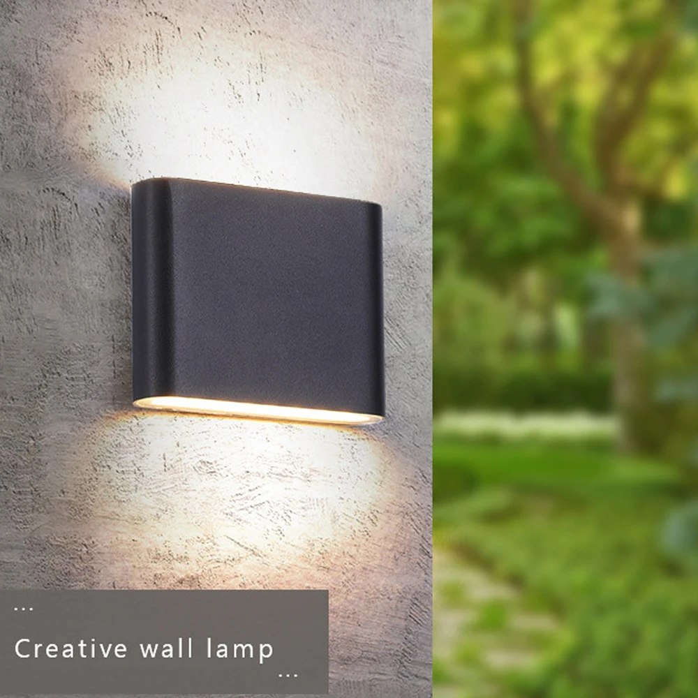 6W 12W AC85-265V Led Wall Lamp Stair Lighting Fixture Living Room Bedroom Bed Bedside Outdoor Indoor Ip65 Light Home Hallway