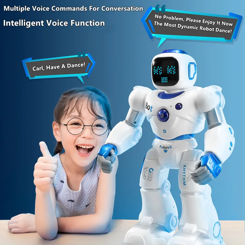 Ứng Dụng Ccontrolled Cảm Ứng Cảm Biến RC Robot 2 Đi Bộ Chế Độ Chức Năng Ghi Âm Giọng Nói Ca Hát Và Nhảy Múa Câu Chuyện Điện Tử Đồ Chơi Trẻ Em