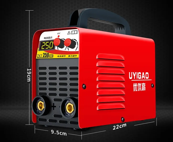 

250 enhanced double knob household arc welding machine 220v 3.2 / 4.0 small copper DC welding machine