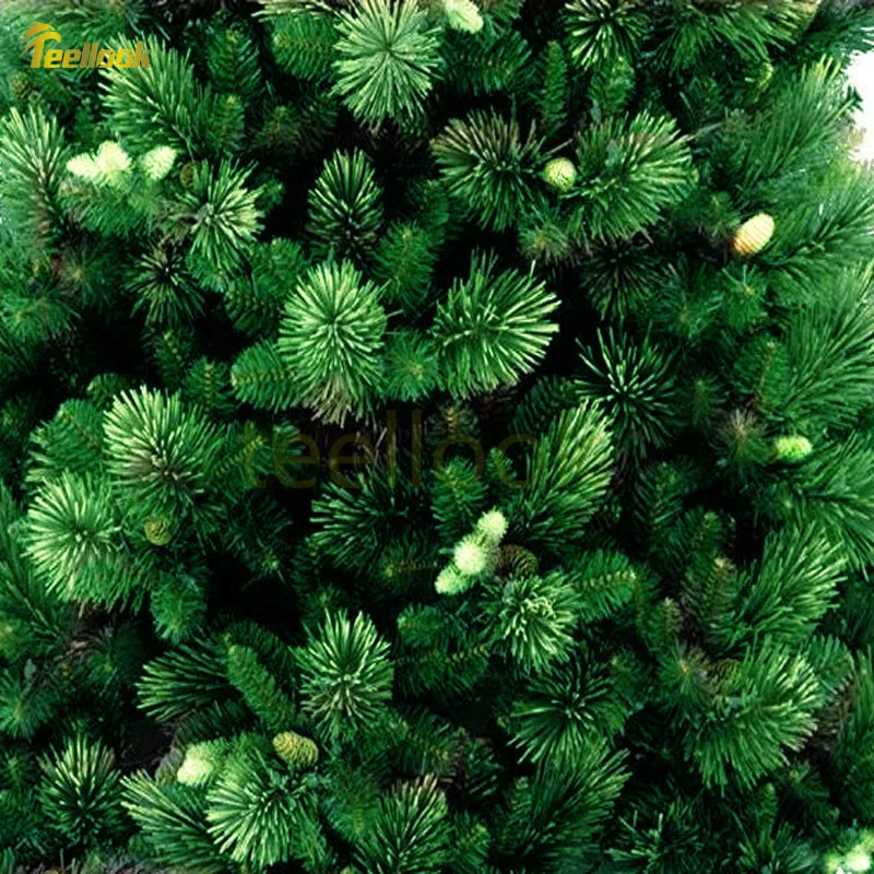 Teellook 1.2m/5.0m pine needle PVC material Christmas tree LED lights Christmas Hotel Mall home decorations