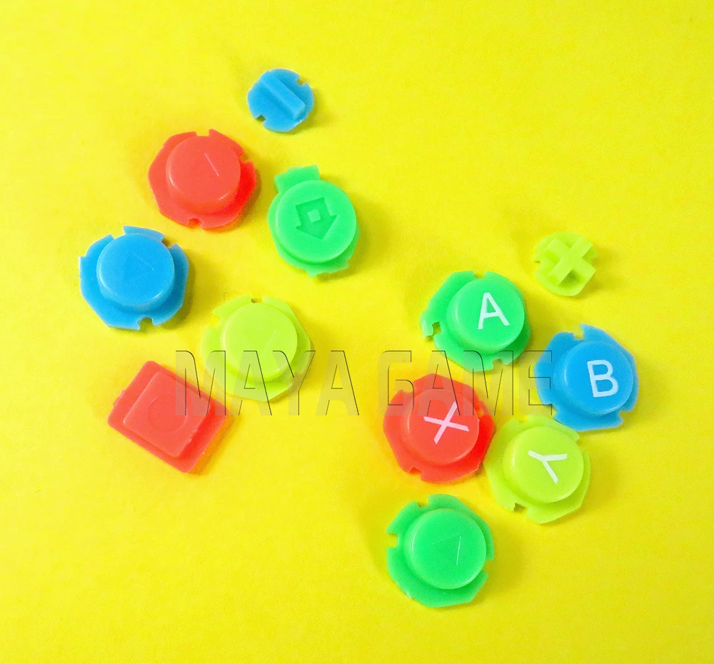 1set Für Schalter NS NX Controller für Joy-con Links Rechts Bunte ABXY Richtung Schlüssel Kunststoff Tasten Joystick