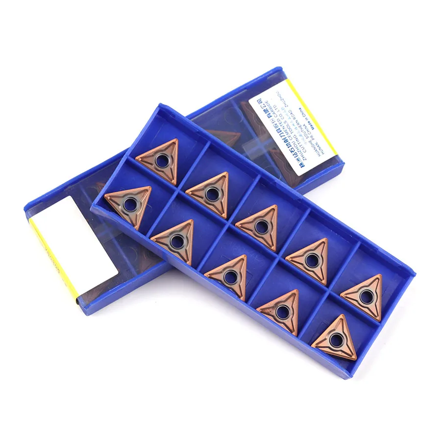 10pcs TNMG160404-EM YBG205 TNMG160408-EM YBG205 CNC lathe turning blade High-quality coated external turning tools carbide blade