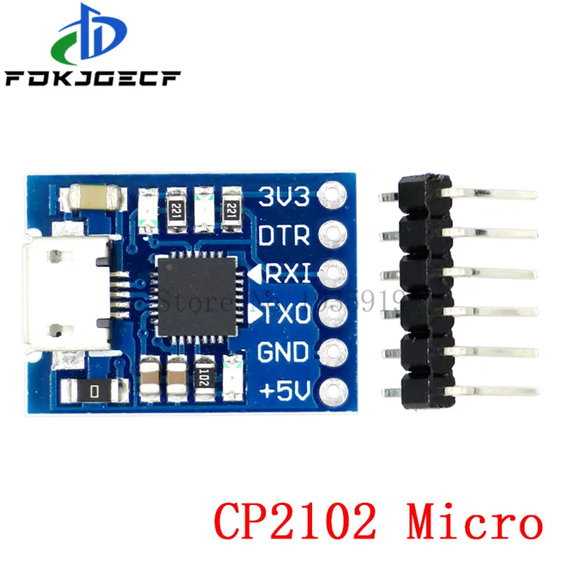 Picture 6: CP2102 Micro USB 2.0 to UART TTL 5PIN Connector Module Serial Converter STC Replace FT232 USB TO TTL CH340G PL2303 for arduino