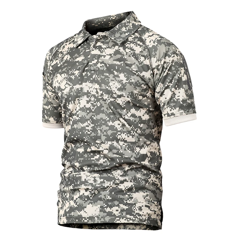 Summer Quick Dry Tactical T Shirt Men Outdoor Camouflage Leisure Shirt Short Sleeve Multicam Black Mandrake Camo T-shirts Gear