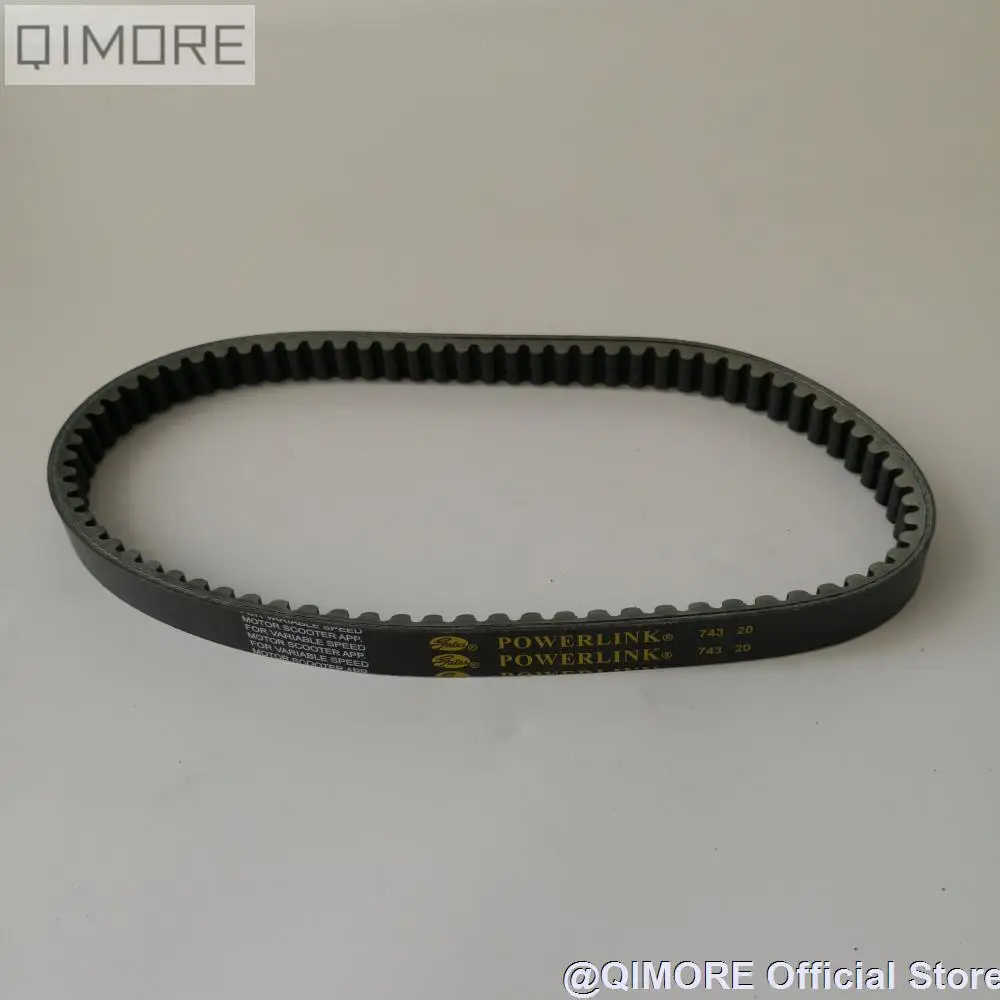 CVT Drive Belt Gates Powerlink 743 20 for Scooter 1P52QMI 157QMJ 1P57QMJ GY6 125 GY6 150 Short-case Engine