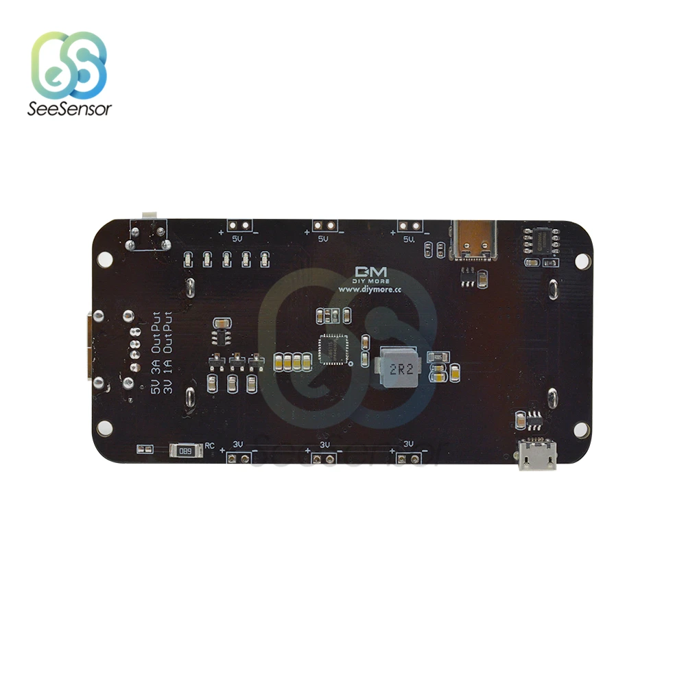 Dual 18650 batteria al litio Shield V8 modulo scheda di espansione alimentazione Mobile 5V/3A 3V/1A Micro USB per Arduino ESP32 ESP8266