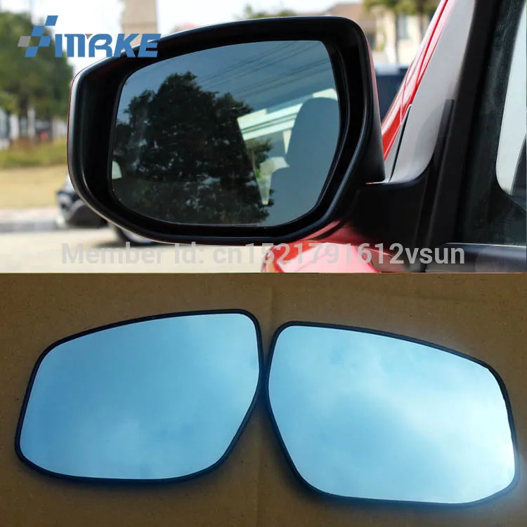 

smRKE 2Pcs For Nissan Livina Rearview Mirror Blue Glasses Wide Angle Led Turn Signals light Power Heating