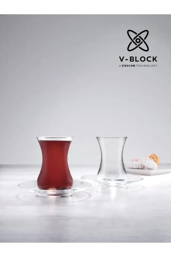 DOLBOVIPaşabahçe V-Block Antimikrobiyal 12 Piece Incebelli Tea Team 54281-42381 mug кружка coffee cup cup اكواب قهوه tazas