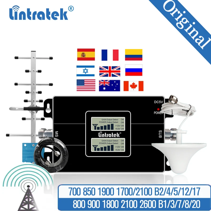 Lintratek kw17l (kw20l lte 26 repeater rf gsm900 3g репитер отзывы kw16l) купить от 3 758,00 руб. Коммуникационное оборудование на 1rub.ru