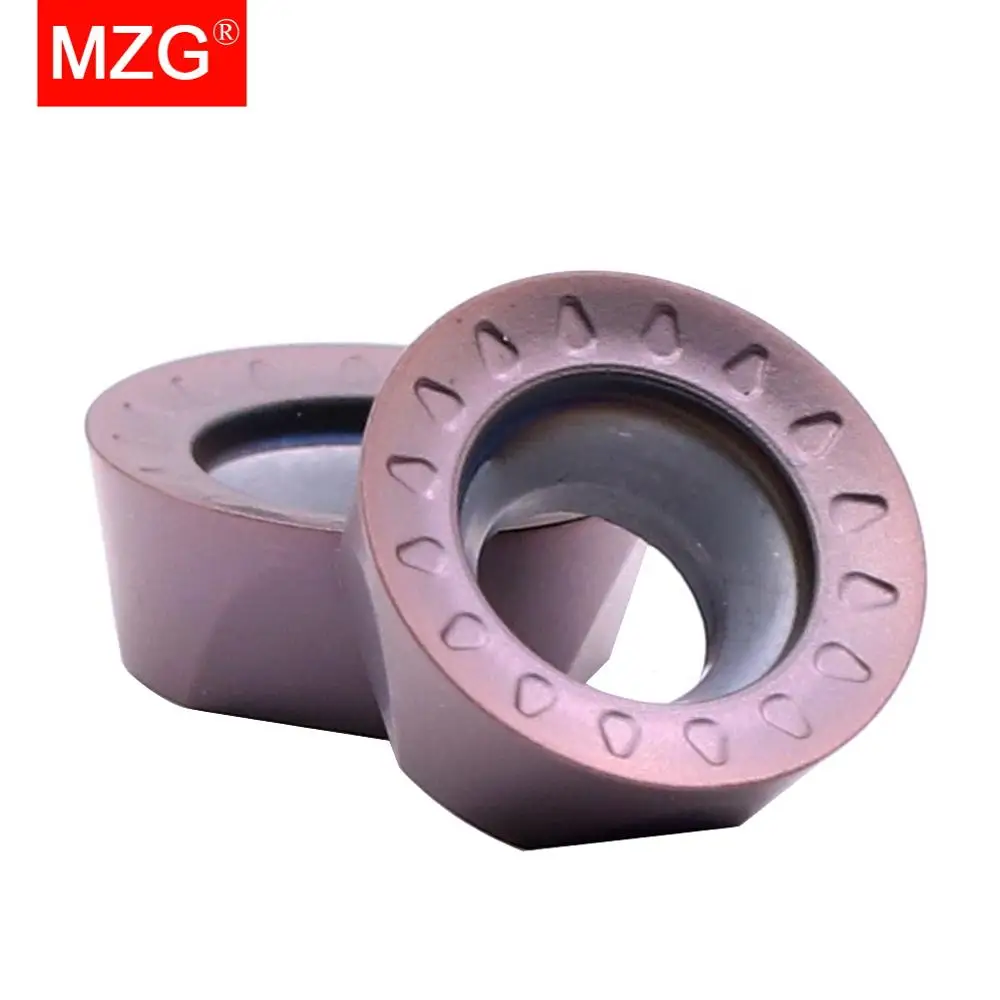 MZG 10PCS RPMT 1204 10T3 08T2 MOE JS ZP152 CNC 카바이드 터닝, 스테인레스 스틸 가공 EMR 밀링 커터 인서트