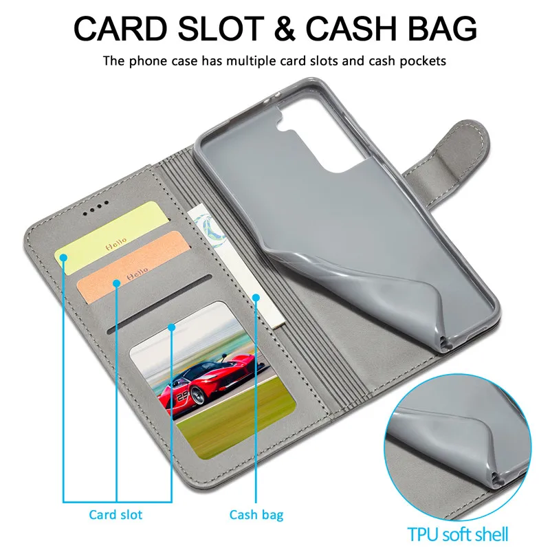 Funda para Samsung S24 FE, S26 S25 Edge S23 S22 S21 S20 Ultra S10 S10E S9 S8 Plus, para Samsung Galaxy Note 20 10 9 8 2