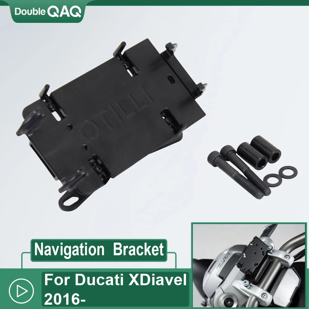 NEW Mobile Phone Navigation GPS Bracket Holder USB Charging For Ducati XDiavel X Diavel S 2016 2017 2018 2019 2020 2021