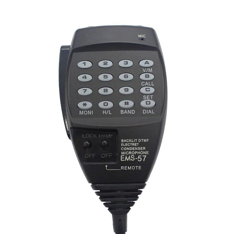 EMS-57 8pin Handheld DTMF Speaker Mic Microphone For Alinco DX-70T/77T DX-SR8T DX-SR8E DR-430/435/135 DR-620/635 HF/Mobile Radio