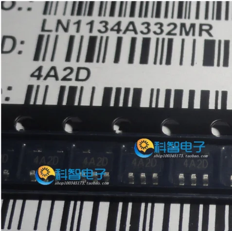 Free Shipping 100% Original 100pcs LN1134A332MR SOT23-5 4A2D LDO