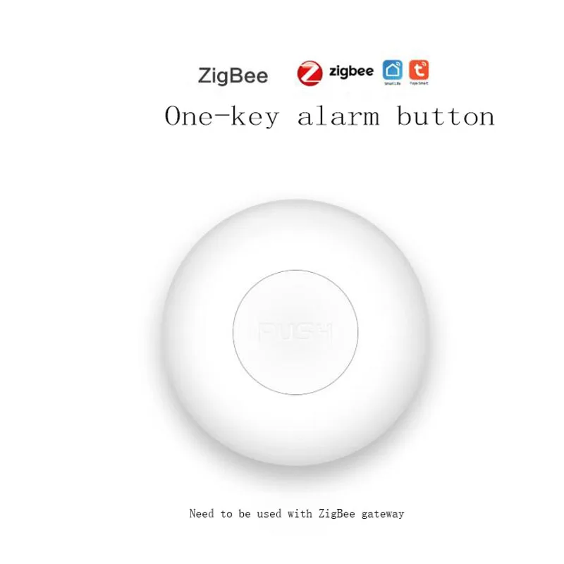 

Smart home Tuya ZigBee one-button alarm Emergency call button Wireless emergency button