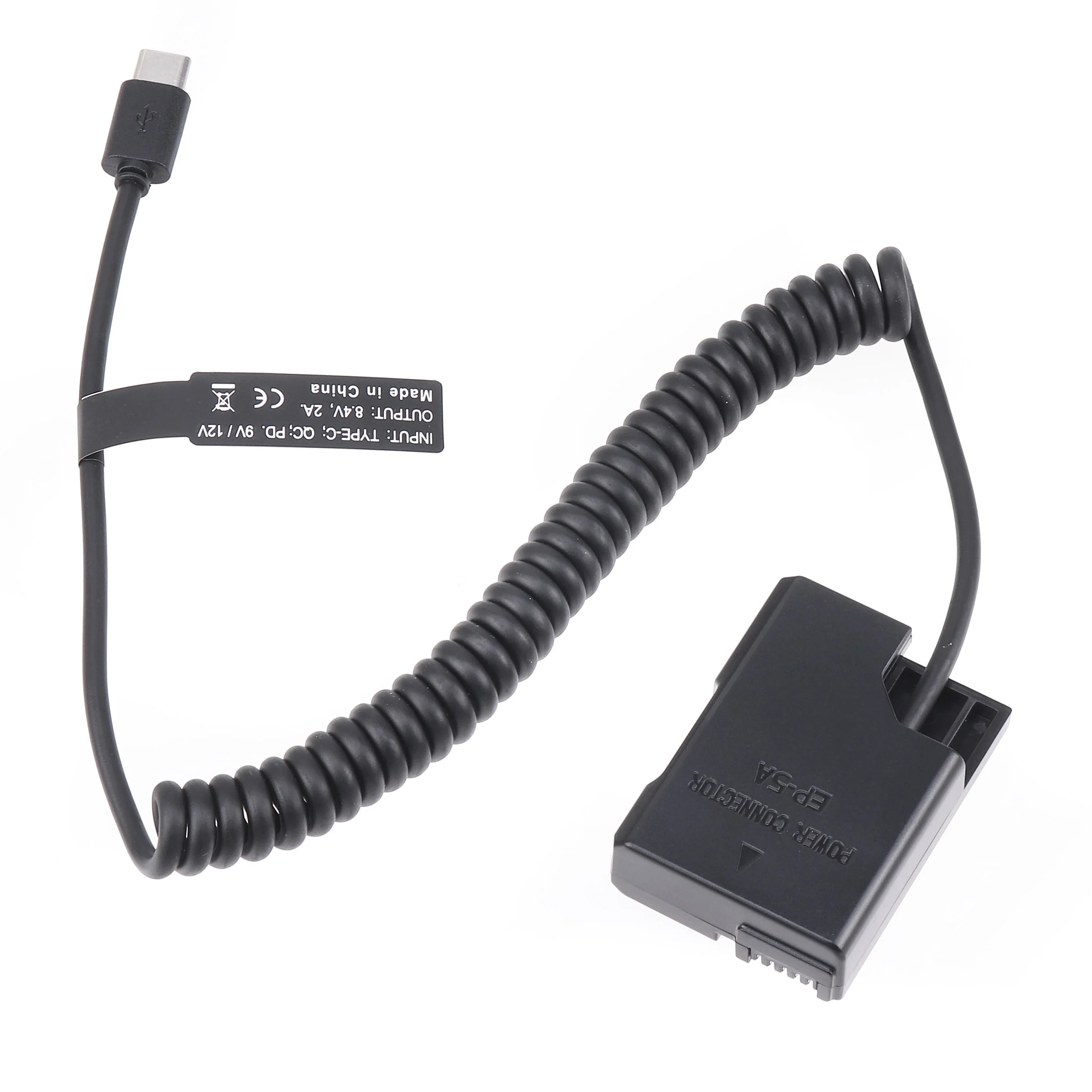 

FOTGA EN-EL14 Dummy Battery Adapter +Type C Cable for Nikon D3100 D3200 D3300 D3400 D3500 D5100 D5200 D5300 D5400 D5500 D5600