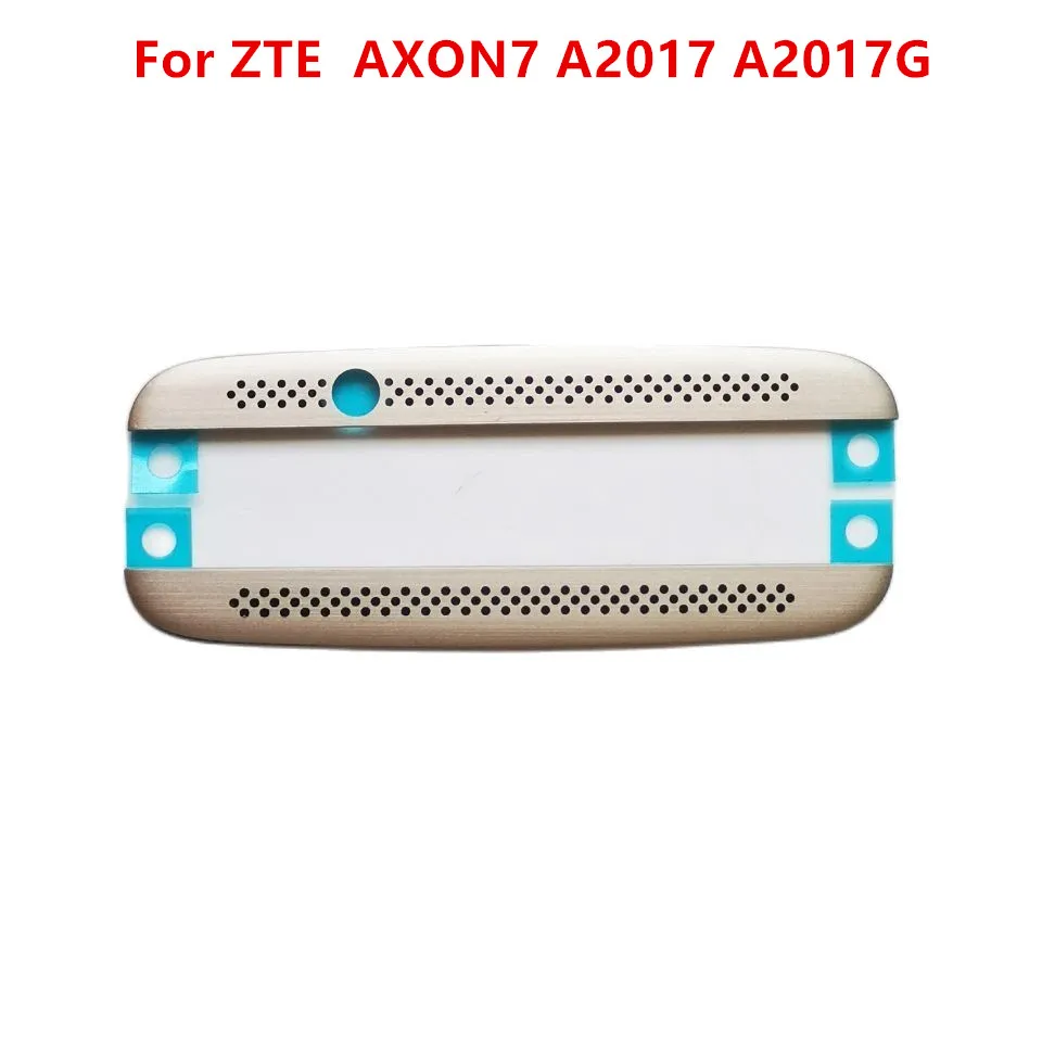 100% New Original Up & Down Cover Front Frame Up and down speaker network Front Frame Flex For ZTE Axon 7 A2017 A2017G Phone