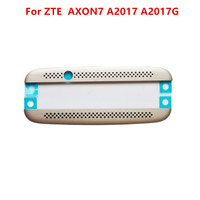 New Original Up Down Cover Front Frame Up and down speaker network Front Frame Flex For ZTE Axon 7 A2017 A2017G Phone