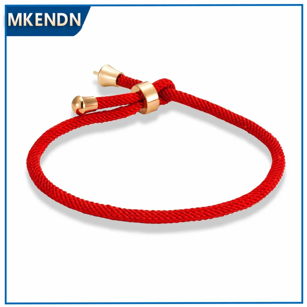 MKENDN Simple Style Couples Bracelets Best Friend Attract Women Men Bracelet 18 colors Milan rope weaving love jewelry