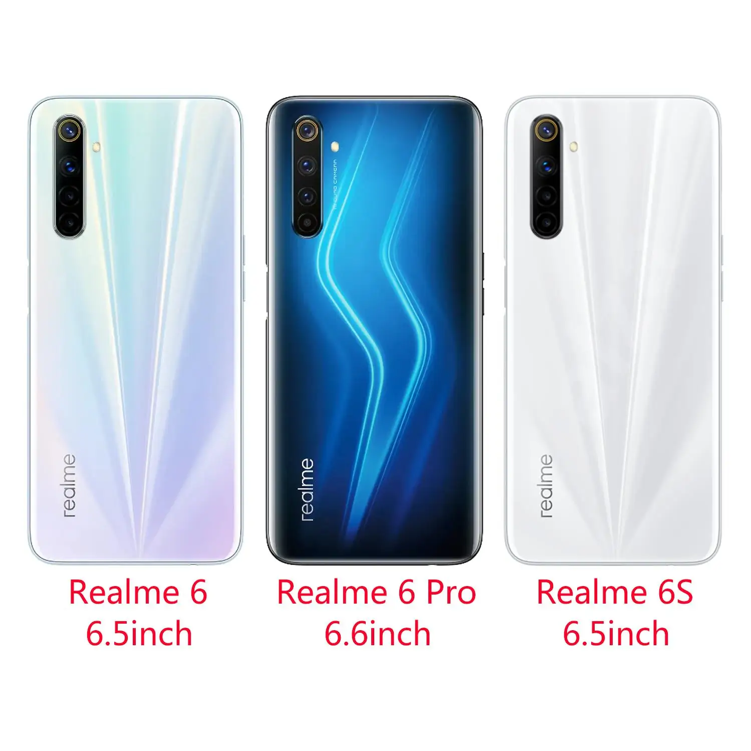 For Realme 6 Case Realme 6 Pro Case Realme 6s Case Silicon Soft TPU Back Phone Cover For OPPO Realme6 6Pro Realme6Pro Case Shell