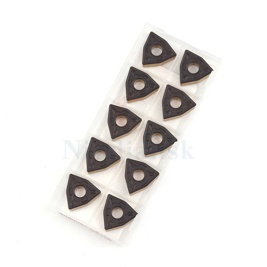 10PCS di Alta qualità tornitura esterna strumento WNMG080404 WNMG080408 WNMG080412-PR LF9218CNC macchina utensile di tornitura strumento inserto in metallo duro