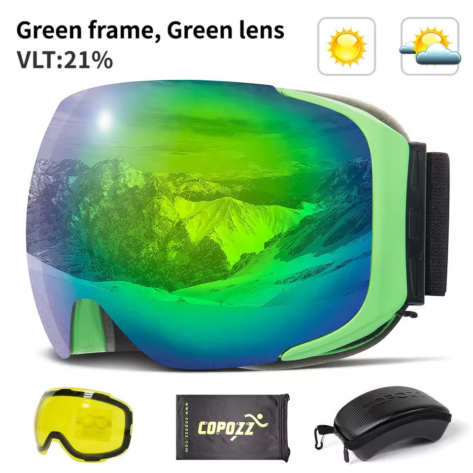 Green goggles set