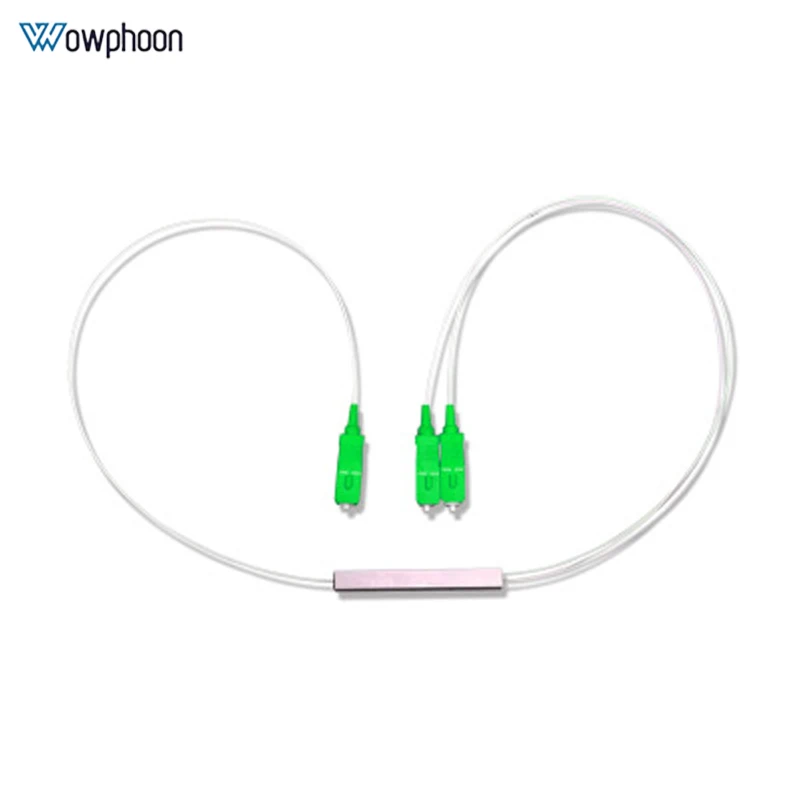 SC APC Mini PLC Splitter, Fiber Optic Splitter, 1X 2 SM, 1x2 SC Apc Plc Splitter, 1x2, FTTH, FBT Optical Couple Customized