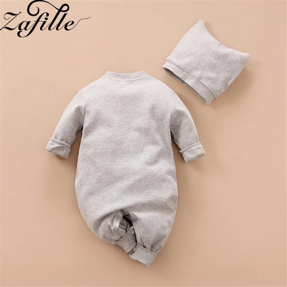 ZAFILLE Cartoon Totoro Baby Rompers For Newborns Cotton Kawaii Baby Clothes and Hat Anime Crawlers for Kids Infant Totoro Onesie