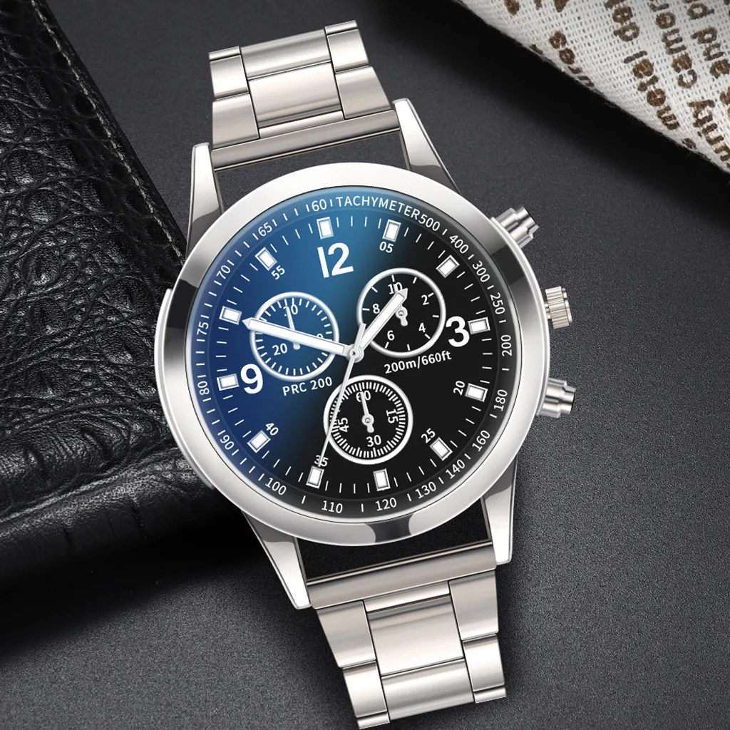 Luxury Watches Quartz Watch Stainless Steel Dial Casual Bracele Watch Luxury Leather Wrist Watch Man Clock Fashion Montre Femme