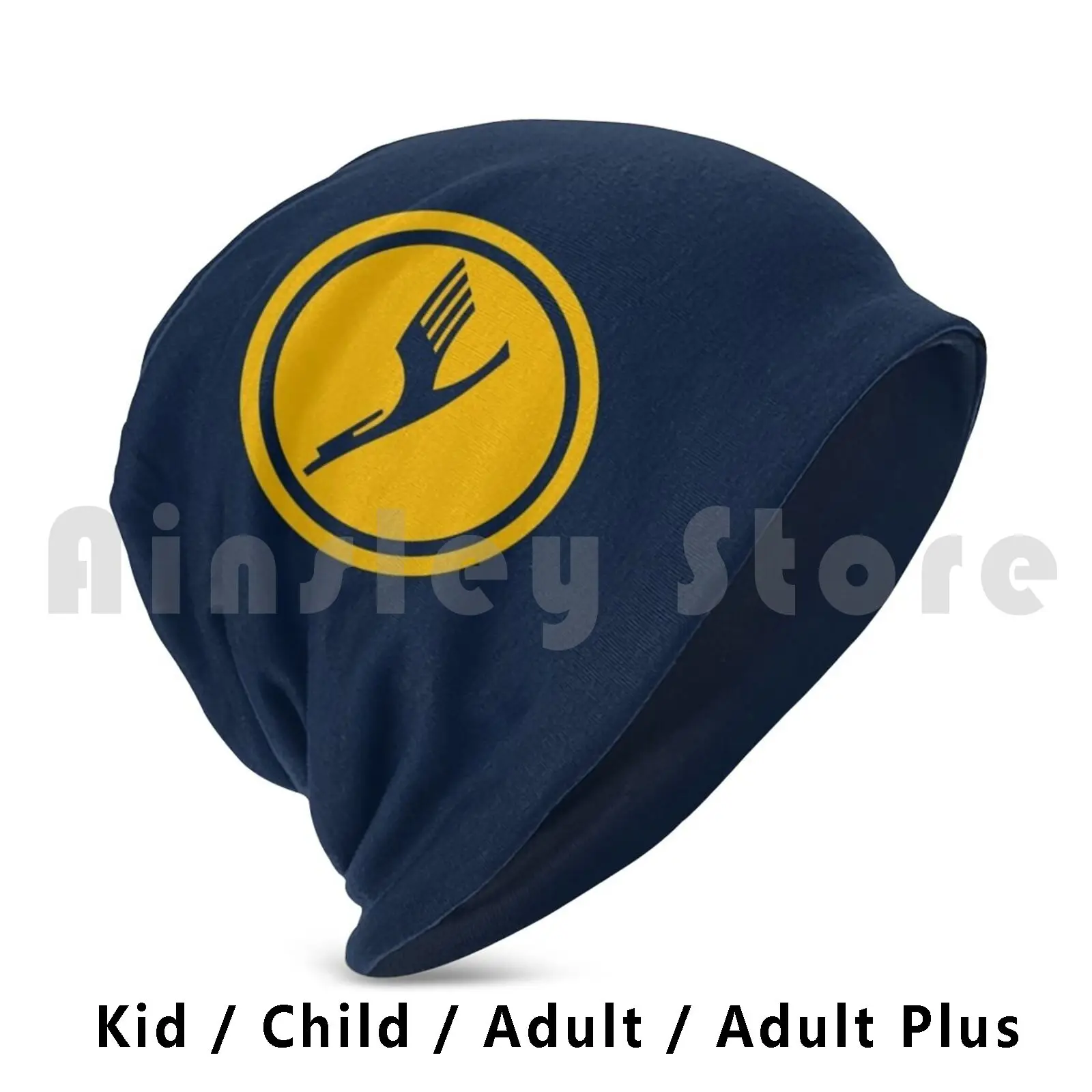 Lufthansa Beanies Knit Hat Lufthansa Aviation Jet Plane Pilot Captain Stripes Airways Boeing Airbus Airplane Runway