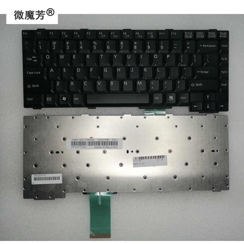 NEW Keyboard for Fujitsu V1020 A3110 A3130 A6020 A6255 A6090 NF40U Replace laptop keyboard