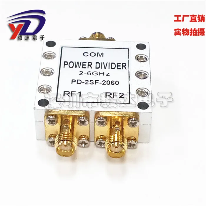 Divisore di potenza femmina SMA One Point Two Test Test AP combinatore a doppia frequenza a bassa attenuazione