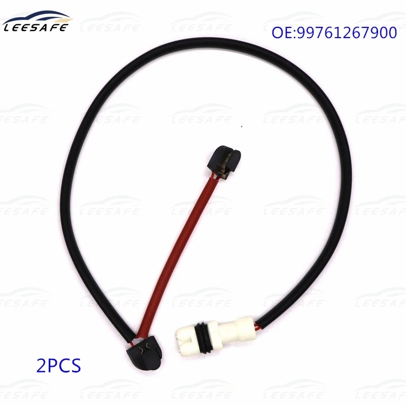 

2PCS 99761267900 Front Brake Pad Wear Sensor for PORSCHE 911 Targa Convertible 997 BOXSTER 987 Brake Pad Alarm Line Replacement