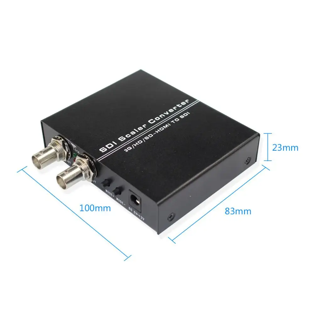 

HDMI to 3G-SDI to HD-SDI 480i/576i to SD-SDI Converter Adapter 3G HDMI to TWO SDI scaler Converter Adapter With Power