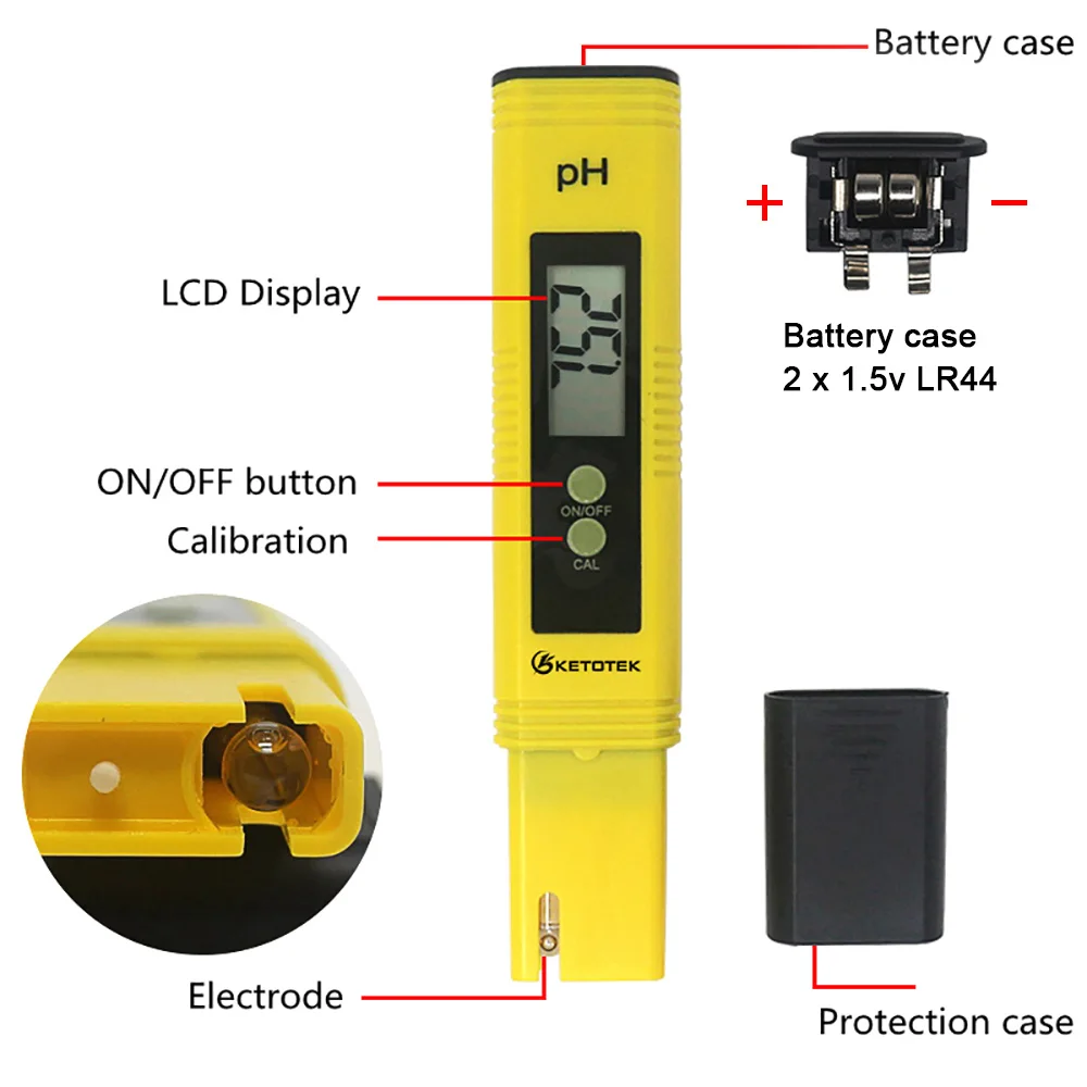 Digitale PH /TDS/ EC-Meter Stift von Tester Genauigkeit 0,1 Aquarium Pool Wasser Reinheit Filter Hydrokultur Tragbare PPM wasser Qualität Det