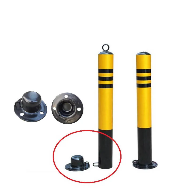 Equipamento de construção de estradas, pilha de trânsito ativo de tubo de aço redondo/poste com fundo espiral