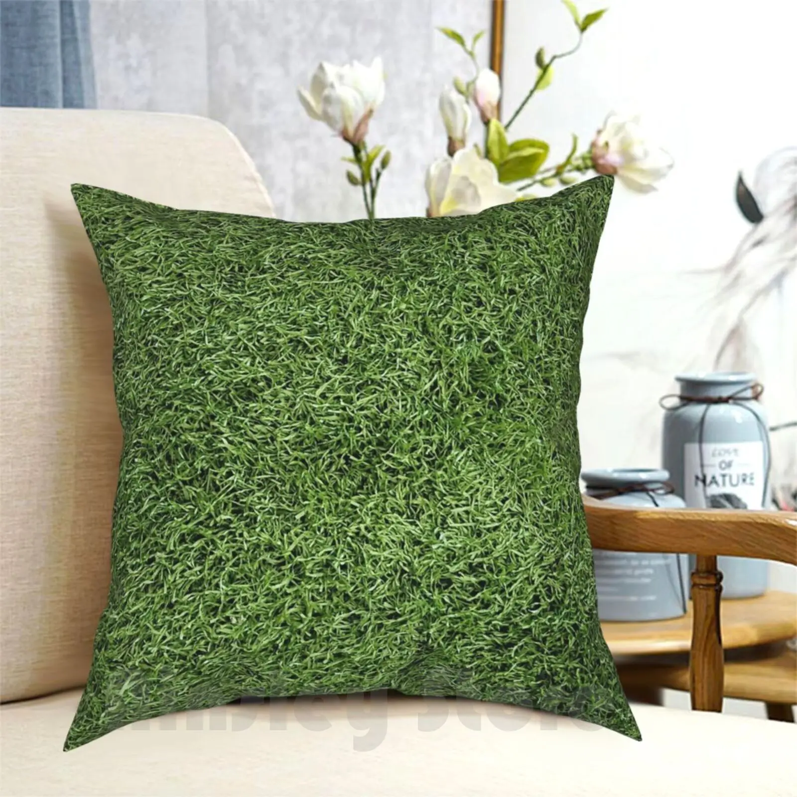 Astroturf Lush Green Turf Grass Athletic Field Texture Pillow Case Printed Home Soft DIY Pillow cover Turf Green Grass Lush