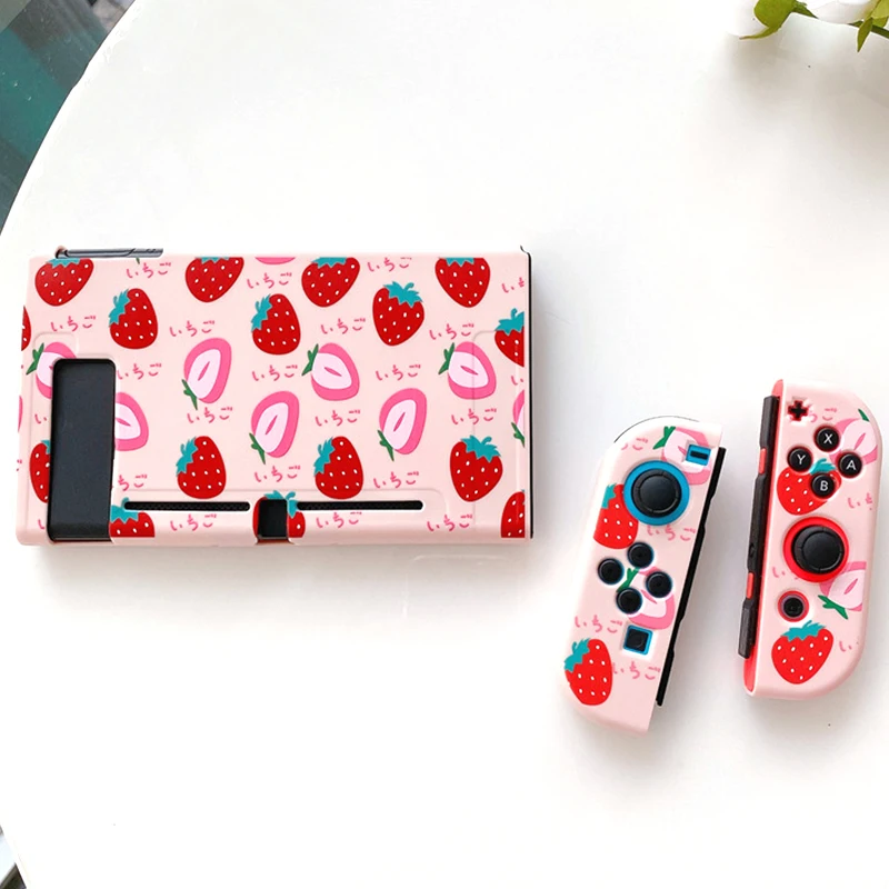 

Strawberry Protective Shell for Nintendo Switch Soft TPU Shell Cover NS Game Console Case Box for Nintendo Switch Accessories