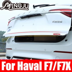 Per Haval F7 F7X 2019 2020 2021 porta posteriore portellone Trim cromato decorativo Car Strip Cover accessori Trunk Hatch 304 inossidabile